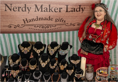 Retail Portraits, Nerdy Maker Lady